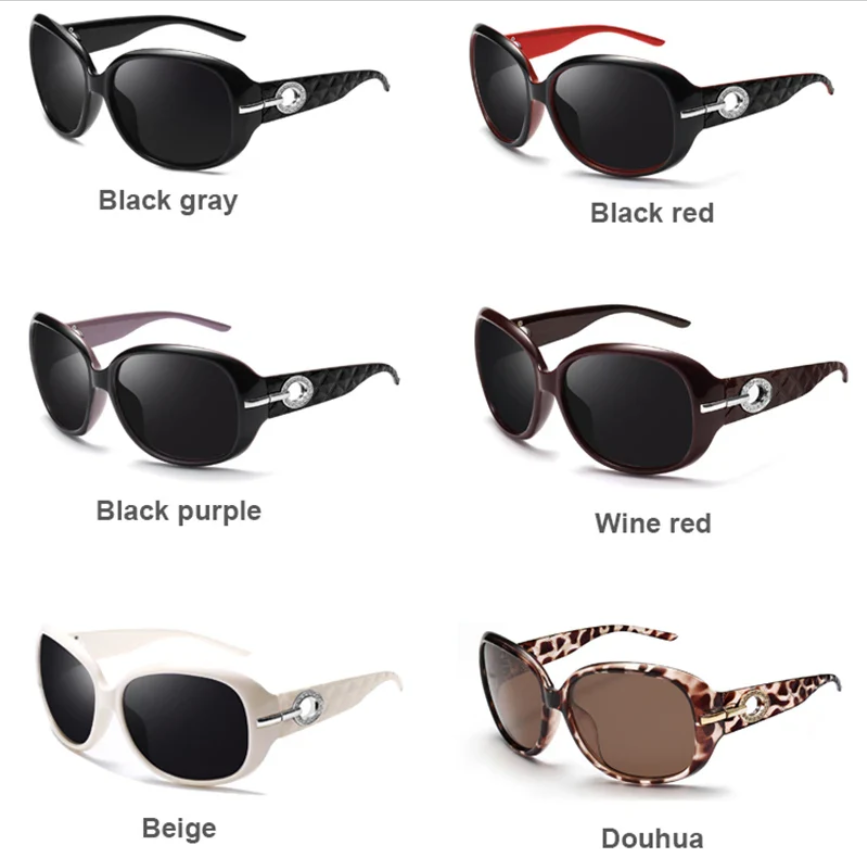 Women's UV400 Polarized Retro Butterfly Sunglasses for Fashion & Travel